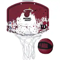 Decathlon Wilson NBA-mini Basketbalring van de Miami HEAT aanbieding