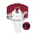 Decathlon Wilson NBA-mini Basketbalring van de Miami HEAT aanbieding