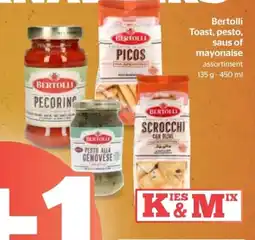 Spar Bertolli Toast pesto saus of mayonaise aanbieding