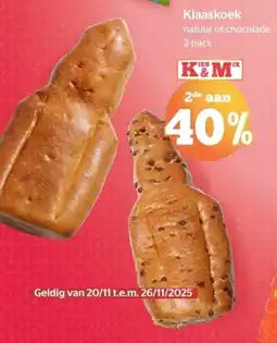 Spar Klaaskoek aanbieding