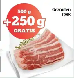 Spar Gezouten spek aanbieding