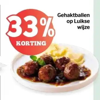 Spar Gehaktballen op luikse wijze aanbieding
