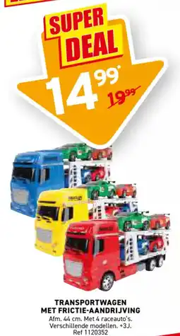 Trafic Transportwagen met frictie aandrijving aanbieding