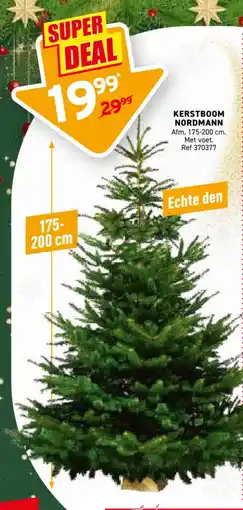 Trafic Kerstboom nordmann aanbieding