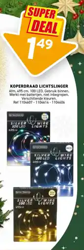 Trafic Koperdraad lichtslinger aanbieding