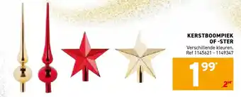 Kerstboompiek of ster