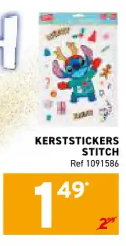 Trafic Kerststickers stitch aanbieding