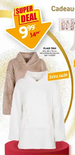 Trafic Plaid trui aanbieding