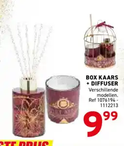 Trafic Box kaars + diffuser aanbieding