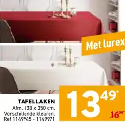 Trafic Tafellaken aanbieding