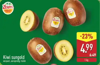 ALDI Kiwi sungold aanbieding