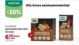 AVEVE Aanmaakhoutkrullen 32 stuks aanbieding