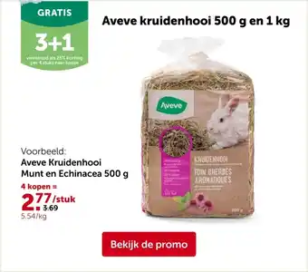 AVEVE Aveve Kruidenhooi Munt en Echinacea 500 g aanbieding