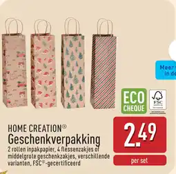 ALDI Home creation geschenkverpakking aanbieding