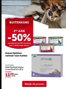 AVEVE Aveve Optima+ natvoer voor katten aanbieding