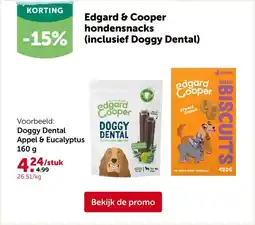 AVEVE Doggy Dental Appel & Eucalyptus 160 g aanbieding