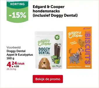 AVEVE Doggy Dental Appel & Eucalyptus 160 g aanbieding