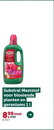 AVEVE Substral Meststof voor bloeiende planten en geraniums 1l aanbieding