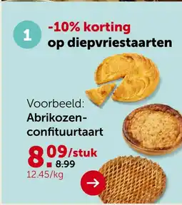 AVEVE Abrikozen- confituurtaart aanbieding