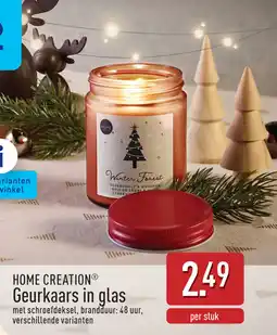 ALDI Home creation geurkaars in glas aanbieding