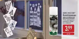 ALDI Home creation kunstsneeuw decoratieset aanbieding