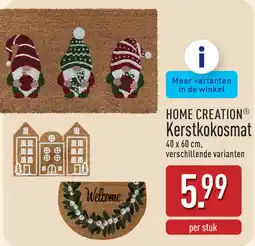 ALDI Home creation kerstkokosmat aanbieding