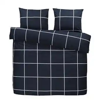 At Home by Beddinghouse dekbedovertrek Simple - navy - 240x200/220 cm - Leen Bakker