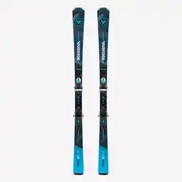 Decathlon Alpineski's met bindingen Forza 50° blauw/zwart aanbieding
