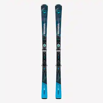 Decathlon Alpineski's met bindingen Forza 50° blauw/zwart aanbieding