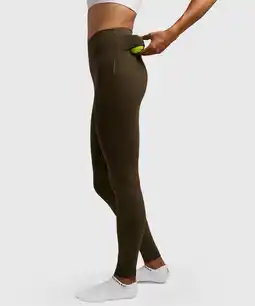 Decathlon Smart Tennis/Padel legging Dames Olive aanbieding