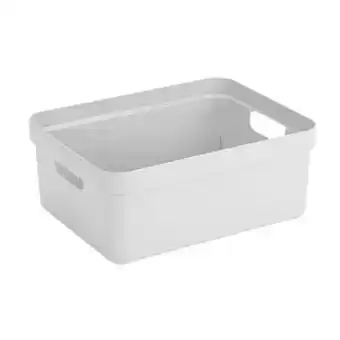 Sigma home box 24 liter - wit - 18,3x35,4x45,3 cm - Leen Bakker