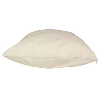 Leen Bakker Polydaun kussensloop Evolon anti-allergie - crème - 60x70 cm - Leen Bakker aanbieding