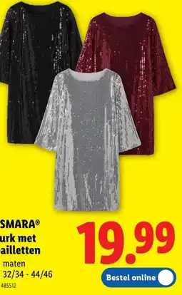 Lidl ESMARA Jurk met pailletten aanbieding