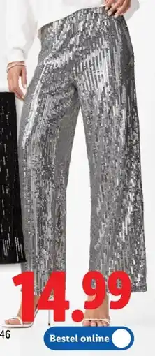 Lidl ESMARA Broek met pailletten aanbieding