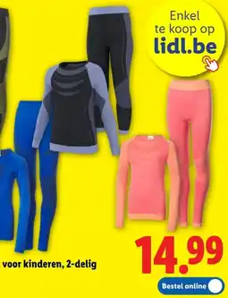 Lidl CRIVIT Thermisch ondergoed voor kinderen, 2-delig aanbieding