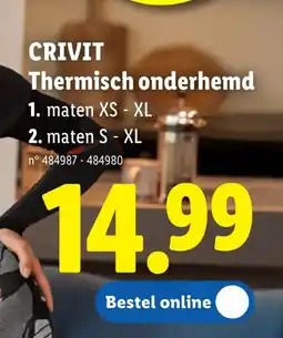 Lidl CRIVIT Thermisch onderhemd aanbieding