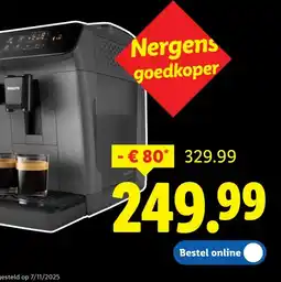 Lidl PHILIPS Volautomatische koffiemachine aanbieding