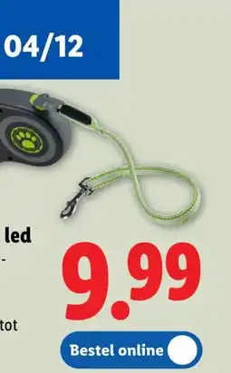 Lidl zoofari Uitrolbare leiband met led aanbieding