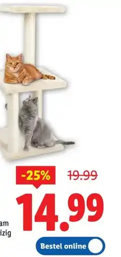 Lidl zoofari Katten- krabpaal aanbieding