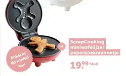 AVEVE ScrapCooking miniwafelijzer peperkoekmannetje aanbieding