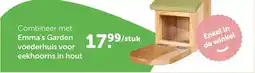 AVEVE Emma's Garden voederhuis voor eekhoorns in hout aanbieding