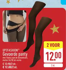 ALDI Up2fashion Gevoerde panty aanbieding