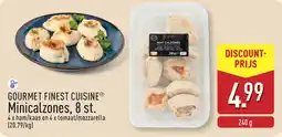 ALDI Gourmet Finest Cuisine Minicalzones aanbieding