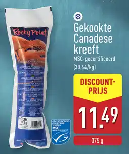 ALDI Gekookte Canadese Kreeft aanbieding
