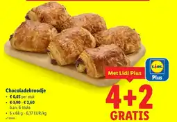 Lidl Chocoladebroodje aanbieding