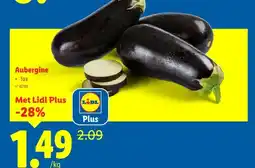 Lidl Aubergine aanbieding
