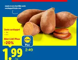 Lidl Zoete aardappel aanbieding