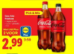 Lidl Coca-Cola Frisdrank aanbieding