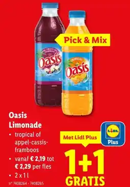 Lidl Oasis Limonade aanbieding