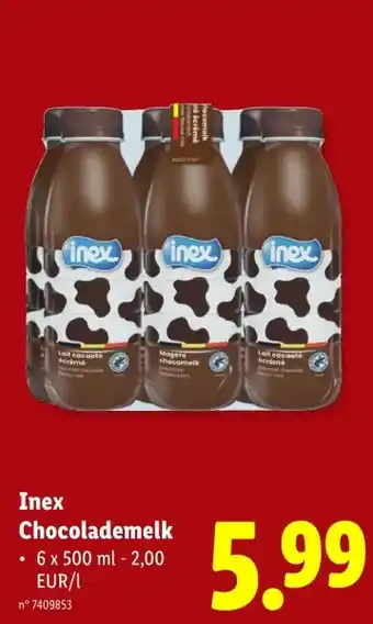 Lidl Inex Chocolademelk aanbieding